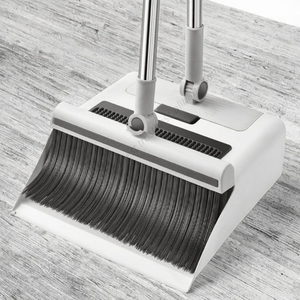 Wholesale Proins - Escoba y recogedor de plástico PP giratorios 180 grados para uso doméstico, interior y exterior, con mango largo 3 en 1 para suelos - Product Image 3