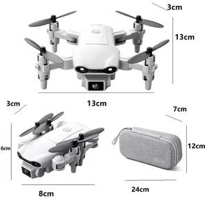 Drone pliable Flytec FY-V9 Mini avec <span class=keywords><strong>caméra</strong></span> double HD 4K professionnelle, transmission en temps réel 1080p, drones <span class=keywords><strong>FPV</strong></span>, quadricoptère pliable - Product Image 3