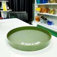 Plateaux de service en plastique OEM plateau antidérapant en plastique avec Surface texturée