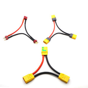 カスタムオスメスXT30XT60 XT90 EC2 EC3 EC5 EC8Tプラグからオープンコネクタケーブル12AWG15Aハイストランドシリコンワイヤーハーネス - Product Image 5