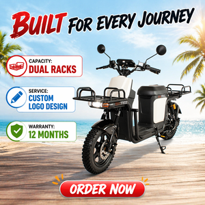 Nouvelle Offre 2025 : Vélo Cargo Électrique Super Puissant 60V 1000W avec Pneus Larges, Vitesse Maximale 55km/h, Autonomie Étendue 180KM - Product Image 1