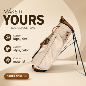 Bolsas de <span class=keywords><strong>Golf</strong></span> Personalizadas de Estilo Clásico Sunday Walker, las Mejores Bolsas de <span class=keywords><strong>Golf</strong></span> Vintage de Lona Encerada Color Marfil - Product Image 2