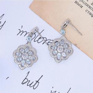 Pendientes de Plata de Ley con Circonitas de Colores, Joyería de Moda - Product Image 5