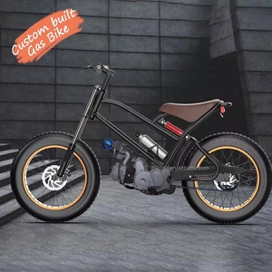 Bicicletta Motorizzata da Spiaggia <span class=keywords><strong>Cruiser</strong></span> Retrò Vintage da Fuoristrada Moto Cross con Motore a Benzina da 50cc 80cc 110cc e Ruote da 26 Pollici per Adulti - Product Image 3