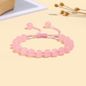 Pulsera Tejida con Cuentas de Vidrio Coloridas Estilo Bohemio, Joyería Minimalista para Parejas, Regalo de Navidad, Tobillera - Product Image 3