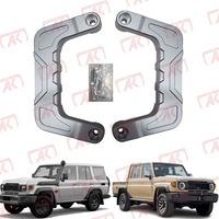 Boîte de rangement pliante pour porte arrière en alliage d'aluminium pour Land Cruiser 70 Series LC71 LC75 LC76 LC78