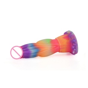 2022 YOCY Top Selling Colorful Liquid Silicone <b>Dildo</b> Highly Life-Like Sex Toys Realistic Penis <b>Dildo</b> for Adult Couple - Product Image 5