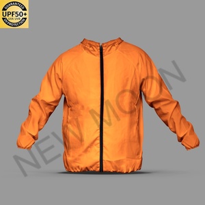 Personalized Solid Color Fishing Jacket Custom Design Lightweight UV Protection Windproof Quick Dry Outdoor <b>Windbreaker</b> - Product Image 1
