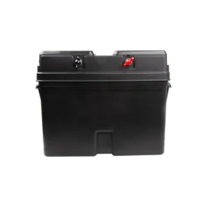 New design Outdoor Waterproof Portable 12V Battery Box IP67 Protection Level for Camping fishing and RV