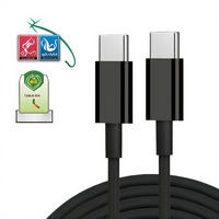 Câble de charge rapide 20W PD double Type-C 3A, blindé TPE, certifié MFi pour iPhone 15 Pro, montre connectée, écouteurs, cuivre pur
