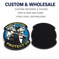 Patch moral personnalisé en PVC, motif Archange, fixation auto-agrippante, badge tactique, vente en gros OEM, directement du fabricant