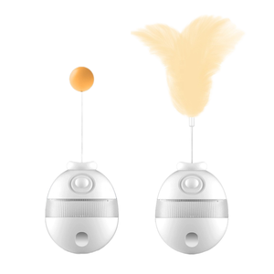 Diskon besar mainan pemberi makan lambat hewan peliharaan Dispenser perawatan tahan bocor untuk kucing & anjing, latihan kecerdasan interaktif bola goyang - Product Image 3