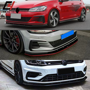 Spoiler avant monobloc noir brillant pour Volkswagen <span class=keywords><strong>Golf</strong></span> MK7 MK7.<span class=keywords><strong>5</strong></span> GTI R-Line <span class=keywords><strong>GTD</strong></span> 2013-2020, le plus vendu. - Product Image 3