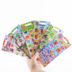 Pegatinas de burbujas de espuma 3D para niños, bonitas pegatinas de dibujos animados, bonitas pegatinas hinchadas suaves de animales de oso para niña y niño, regalo de cumpleaños - Product Image 2