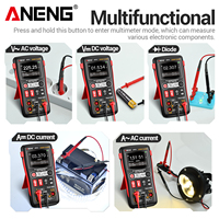 Multímetro de Imagen Térmica AR02 con Carga USB Tipo-C, 1000V/750V CA, 10A de Corriente, 250MOhm, Pantalla TFT de 5 Dígitos, Industrial