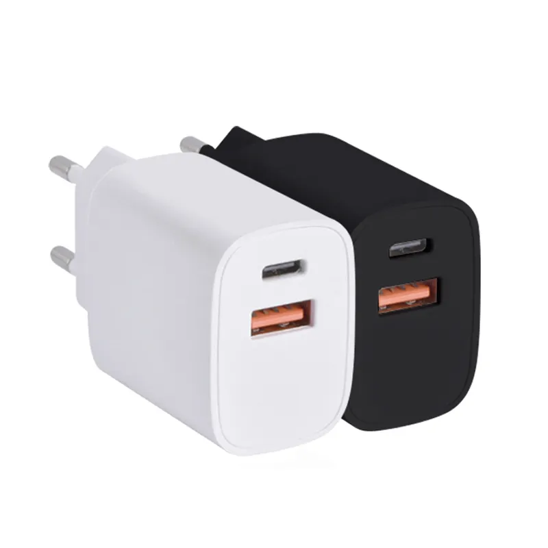 PUJIMAX CE RoHS certified charger usb type-c travel charger 20w fast pd charger for samsung realme oneplus mobile phone