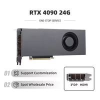 New Custom Gaming Graphics Card 24GB GDDR6X Fan-Cooled PCI-E 5.0 DP*3 Port 16384 Cores Desktop 8K VR Support 450W Factory Outlet