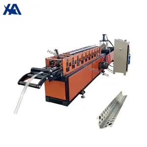 Dispositivo de pré-corte automático completo Light Gauge Steel Framing Iron Corner Bead V Keel Angle making Machine