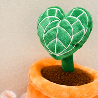 Décoration personnalisée pour la maison : Adorable poupée en peluche en forme de plante, jouet de simulation pour la décoration de boutique de plantes en pot