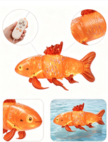 Décoration géante gonflable personnalisée en forme de poisson Koi télécommandée pour événements festifs et publicité