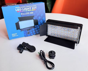 Luce LED300 Portatile per Fotografia e Performance Live, Illuminazione Professionale Pieghevole 5V per <span class=keywords><strong>Video</strong></span> - Product Image 3