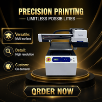 Mesin Printer UV Flatbed Profesional A2 Multifungsi dengan Kepala Cetak Ripple Color XP600 untuk Semua Material Printer RC-4050