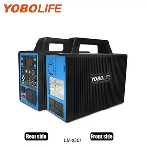 Home Solar Inverter System AC Charger USB Ports Emergency Solar Power Supply Yobolife 300W Portable Solar Generator