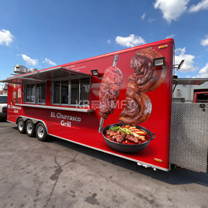 Camion de restauration rapide mobile 2025, snack, pizza, smoothie, barbecue, hot-dog, café, glace, helados, voiture de vente à emporter - Product Image 4