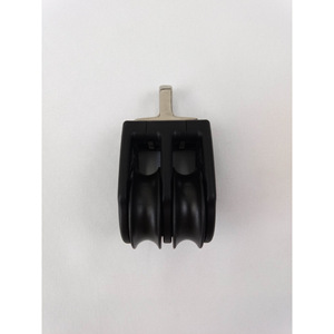 Polea doble maestra de 22 mm con rueda de 6 mm de diámetro de cable, herrajes marinos de aluminio para reparación y reemplazo de veleros y embarcaciones. - Product Image 4
