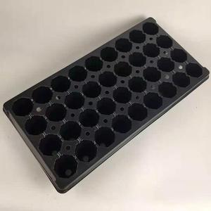 Agrícola 185G 36 celdas redondas agujero de panal plantas de germinación suculentas cultivo de plántulas bandejas de plástico para vivero - Product Image 2