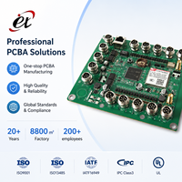 Service de fabrication de circuits imprimés (PCB) haut de gamme à 8 couches, masque de soudure vert personnalisé, contrôle d'impédance, automatisation industrielle, livraison rapide