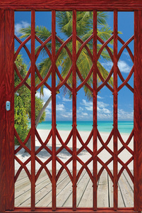 Lưới Tản Nhiệt Cửa Nhôm Có Thể Thu Vào, Lưới Tản Nhiệt An Toàn Cho Cửa Sổ Và Cửa Ra Vào, Chống Trộm - Product Image 2