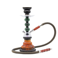 Vente directe usine – Kit complet de chicha arabe, petite taille, en métal, pour bars et KTV, disponible avec un ou deux tuyaux