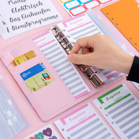 A6 A5 Taille Floral Cuir 6 Anneaux Classeur DIY Agenda Agenda Organisateur Mignon Mode Cahier à Feuilles Mobiles