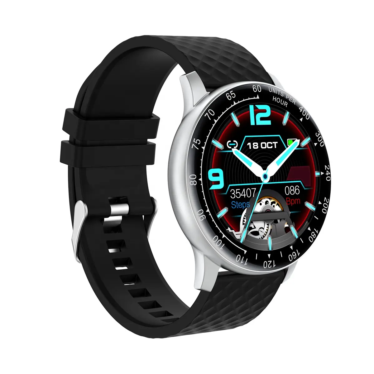 Reloj inteligente H30, pulsera inteligente con pantalla completamente táctil personalizable, 2022