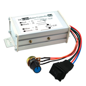 Meigaolian Speed <b>Controller</b> 24V DC 20A PWM <b>Motor</b> Forward Reverse Switch Low Voltage - Product Image 3