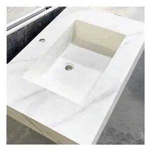 Modern basit stil özel yuvarlak dikdörtgen banyo dolabı tezgahı tezgah üstü lavabo lavabo üstü