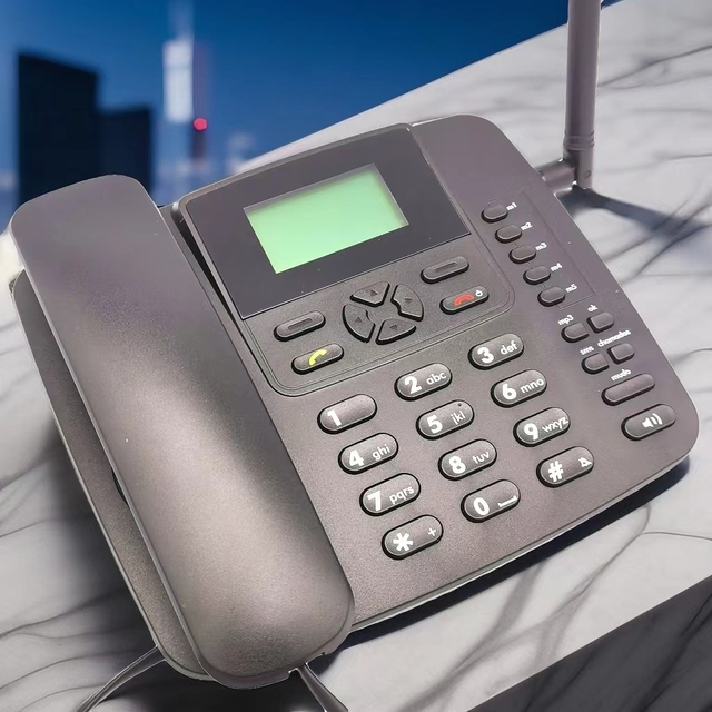 Rong GW3600B 2G/3G/4G High Quality FM Cordless Telephone with Large Buttons Sim Card 52.4 Inch Display 3 Ports