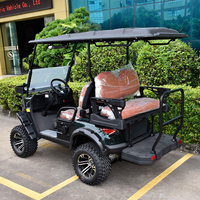 Voiture de golf électrique personnalisable, nouveau modèle ES, châssis haut, sièges confortables, 4 passagers, avec batterie au lithium 72V