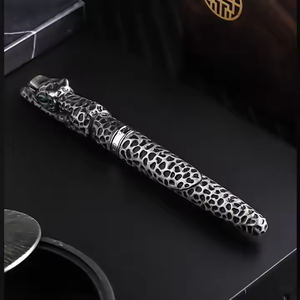 Thượng Hải Jinhao Kinh doanh Quà tặng cao cấp Leopard kim loại đài phun nước bút nghệ thuật bút văn phòng phẩm - Product Image 4