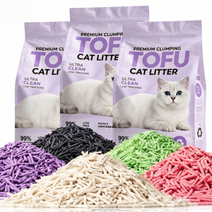 Arena para Gatos de Tofu al por Mayor OEM, Aglomeración Rápida, Sin Polvo, Biodegradable, Desechable por el Inodoro, Proveedor de Fábrica - Product Image 1