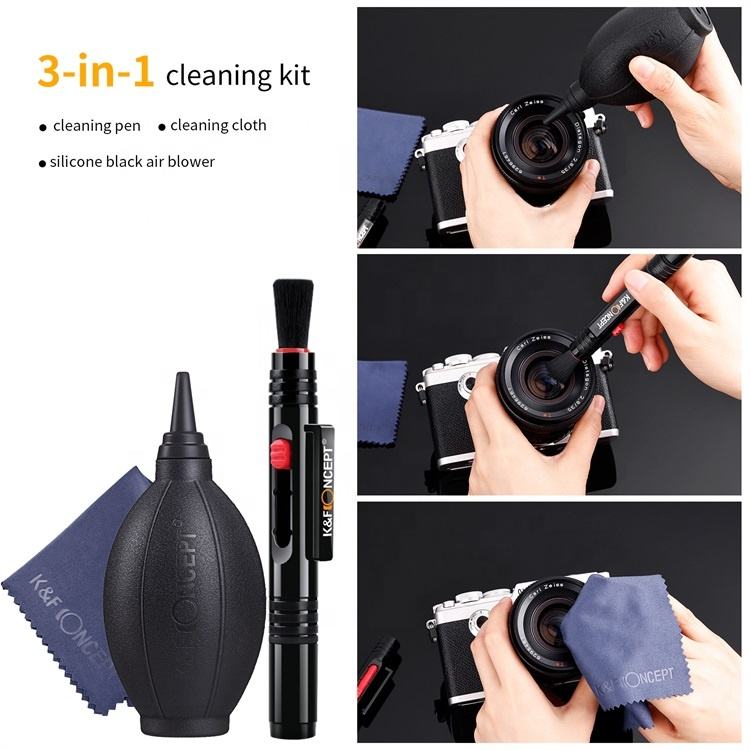 K&F Concept in Camera Cleaning Kit Include Air Blower Lens Cleaning Pen  Microfiber Cleaning Cloth - Main Image