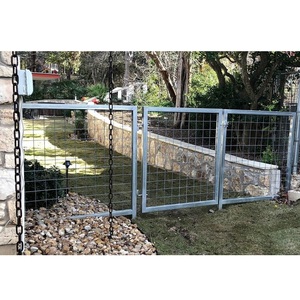 Giá Rẻ <span class=keywords><strong>Swing</strong></span> Thép Hàng Rào Cửa Kim Loại Sắt Ống Cổng Thiết Kế Bột Tráng Hàn Lưới Đơn Cổng Cho Vườn - Product Image 5