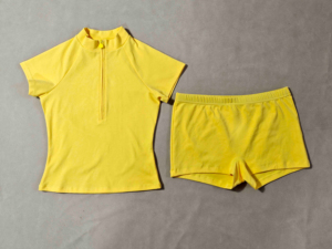 Ensemble short sportif à fermeture éclair pour femmes, 2 pièces, demi fermeture éclair, manches courtes, survêtement d'entraînement et fitness - Product Image 6