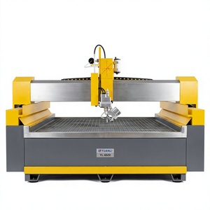 เครื่องตัดวอเตอร์เจ็ท CNC ยี่ห้อ YUANLI แบบ 5 แกน สำหรับตัดหินอ่อน ควอตซ์ แบบไร้รอยต่อ - Product Image 2