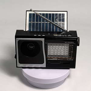 Rechargeable Factory OEM Solar Powered 8 Band Radio FM AM SW BT USB TF MP3 Player with <b>LED</b> Light Built-in <b>Speaker</b> Portable Radio - Product Image 5