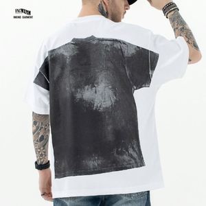 Dgt Print T-Shirt Street Graffiti Print Oversized-Camiseta Oversizee Washed Out Men <span class=keywords><strong>Hxh</strong></span> Pre Dtg Custom 250Gsm Back Full With - Product Image 2