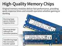 Prix de gros bon marché DDR3 4 Go 2Rx8 PC3-10500U SK-hyxx Testé Mémoire vive d'occasion pour ordinateur de jeu Pièce d'ordinateur de bureau HMT351U6CFR8C-H9