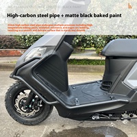 SYM 125 Pare-chocs anti-chute en acier carbone neuf, accessoires pour moto, barre de protection du pot d'échappement et barre anti-chute arrière