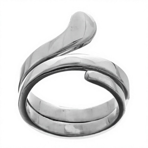 Minimalist 925 Sterling Silver <b>Ring</b> Unisex Everyday Wear Open Design Simple Band Jewelry - Product Image 1